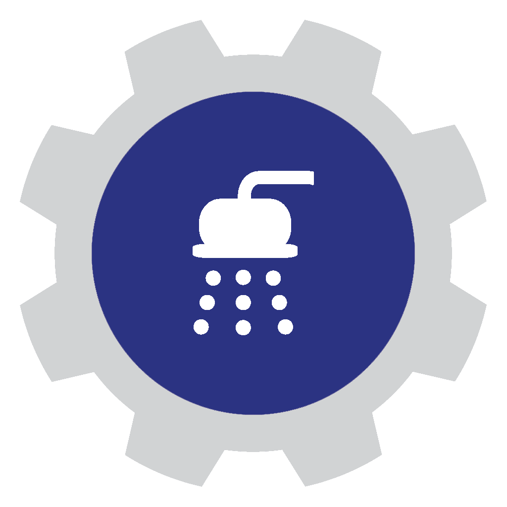 Hot water and boiler icon