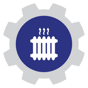 Radiant heat icon